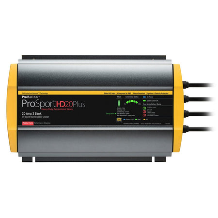 ProMariner ProSportHD 20 Plus Global Gen 4 - 20 Amp - 3 - Bank Battery Charger - Get Tight Gear