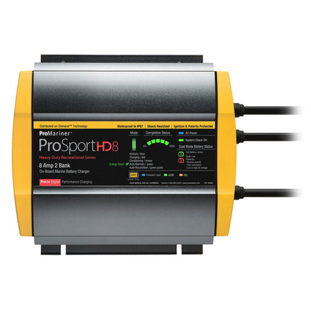 ProMariner ProSportHD 8 Gen 4 - 8 Amp - 2 Bank Battery Charger - Get Tight Gear