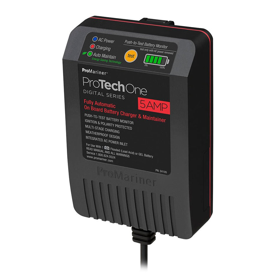ProMariner ProTechOne - 5 AMP - AC Inlet - Get Tight Gear