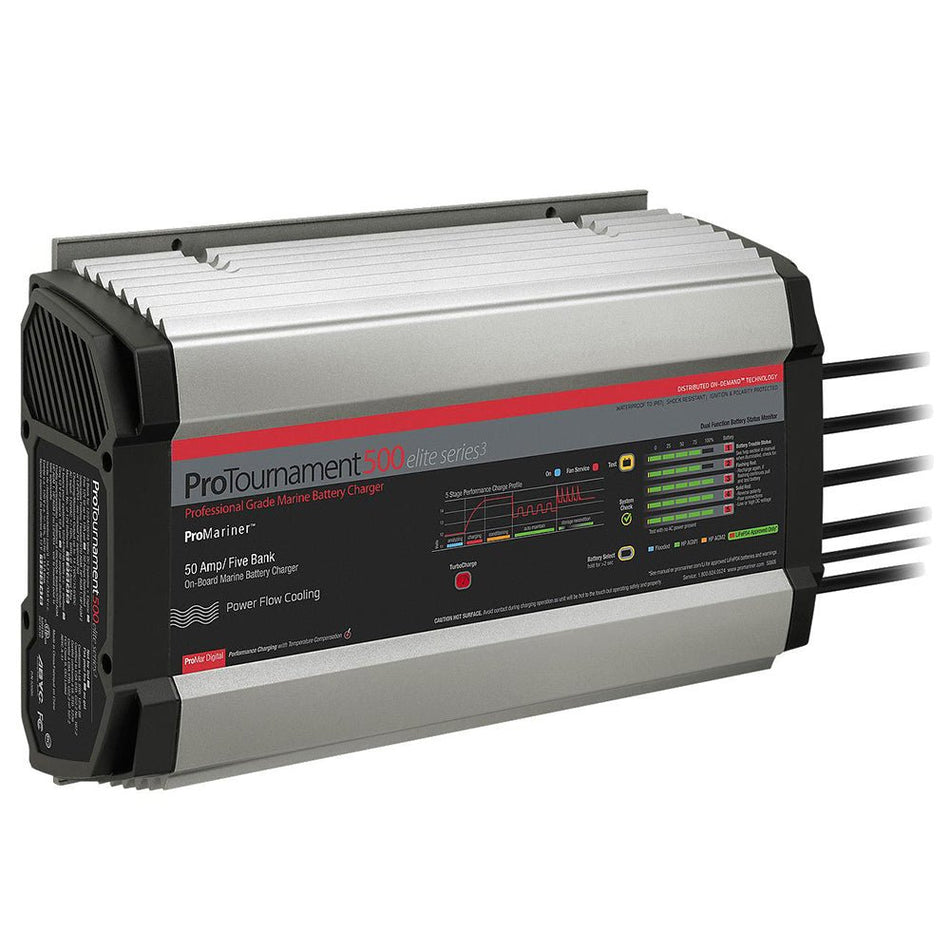 ProMariner ProTournament 500 Elite Series3 5 - Bank On - Board Marine Battery Charger - Get Tight Gear