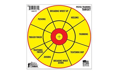 PROSHOT 12 BULLSEYE PISTOL TRNG 6PK - Get Tight Gear