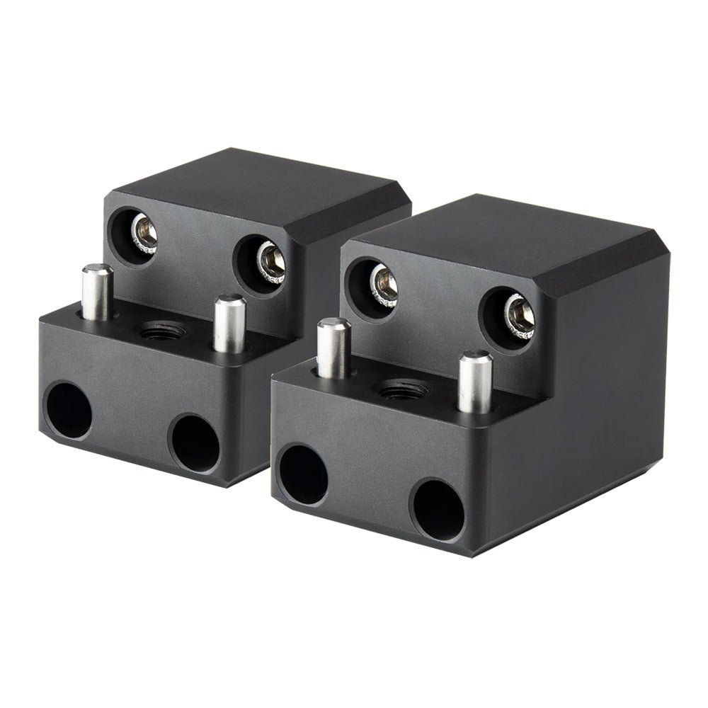 PTM Edge Board Rack Mount - 4 Bolt - Black - Pair - Get Tight Gear