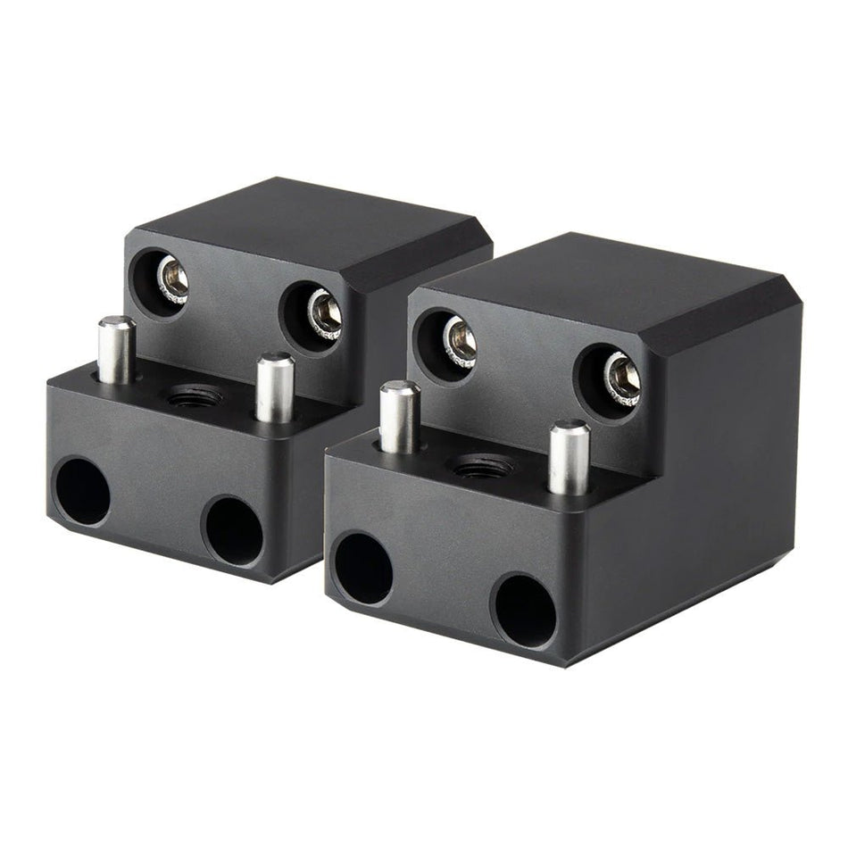 PTM Edge Board Rack Mount - 4 Bolt - Black - Pair - Get Tight Gear