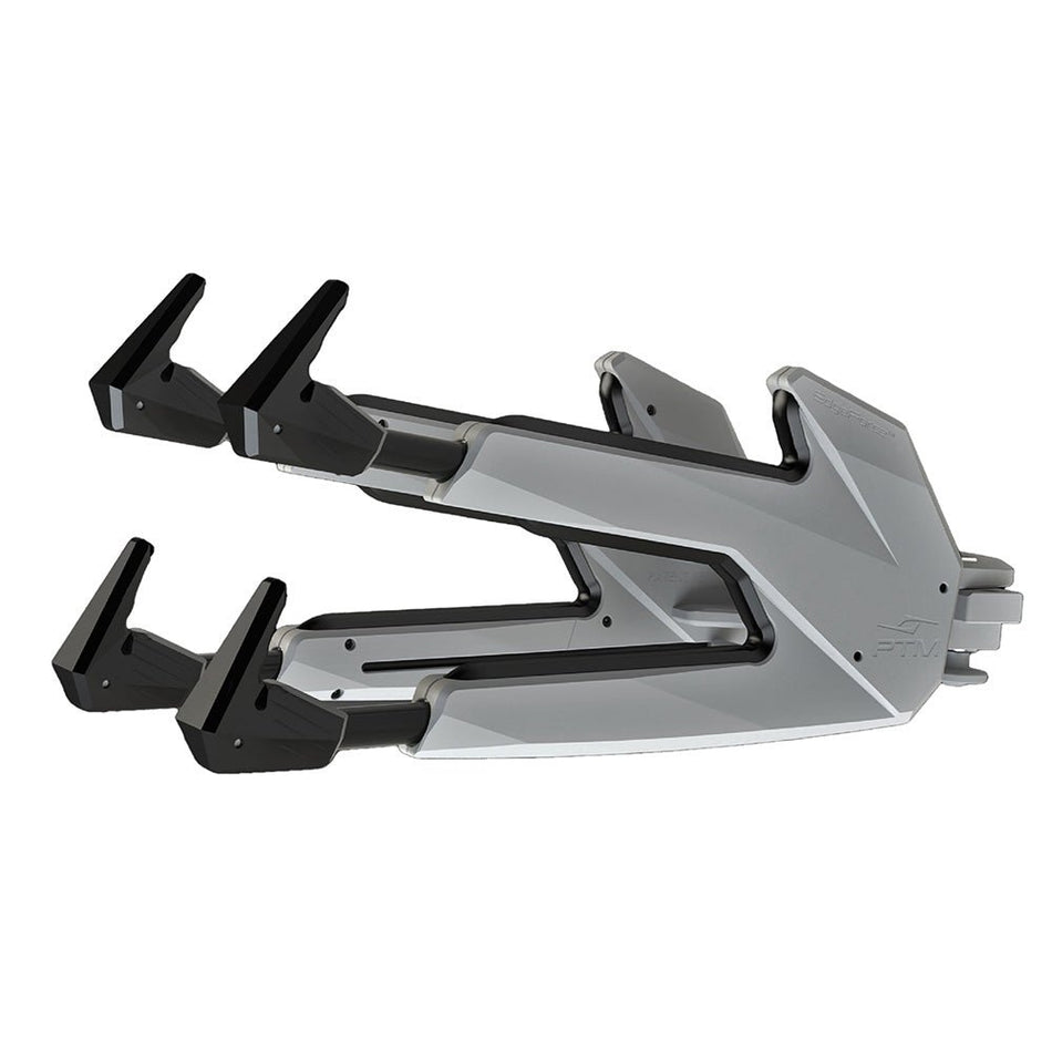 PTM Edge Edgeforce Board Rack Pair - Electrobrite Silver - Get Tight Gear