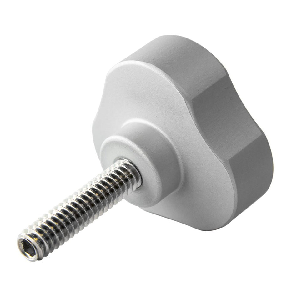 PTM Edge KNB - 17 Replacement Knob f/UCX - 17 PRO Mirror - Silver - Get Tight Gear