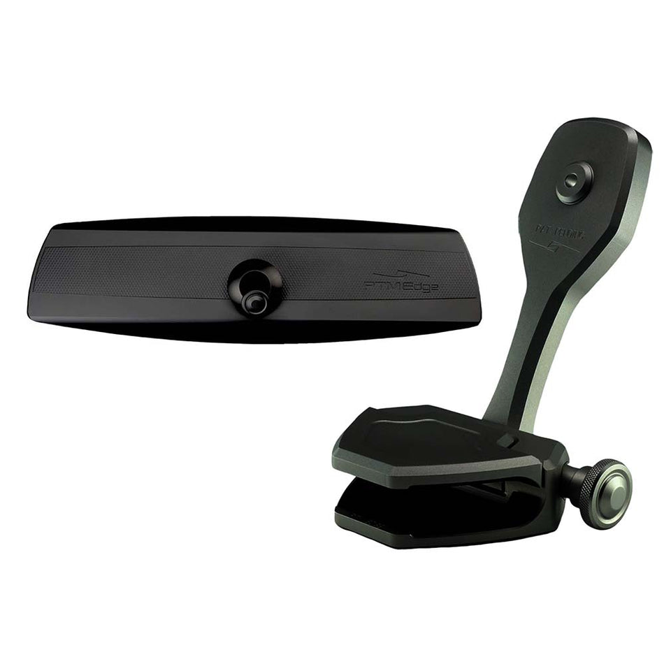 PTM Edge Mirror/Bracket Kit w/VR - 140 Elite Mirror & ZXR - 300 (Black) - Get Tight Gear