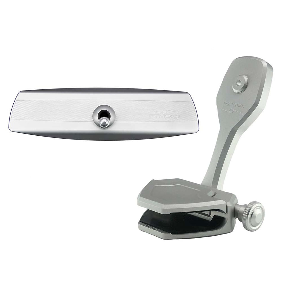 PTM Edge Mirror/Bracket Kit w/VR - 140 Elite Mirror & ZXR - 300 (Silver) - Get Tight Gear
