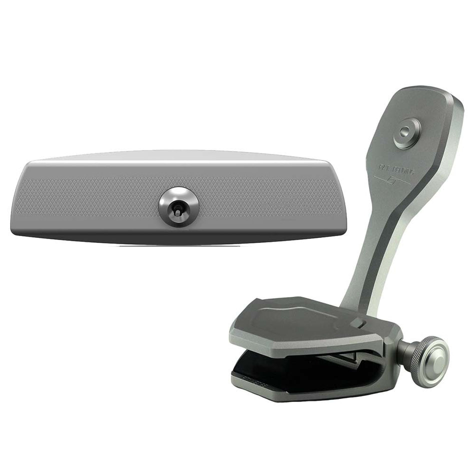 PTM Edge Mirror/Bracket Kit w/VR - 140 Elite Mirror & ZXR - 300 (Titanium Grey) - Get Tight Gear