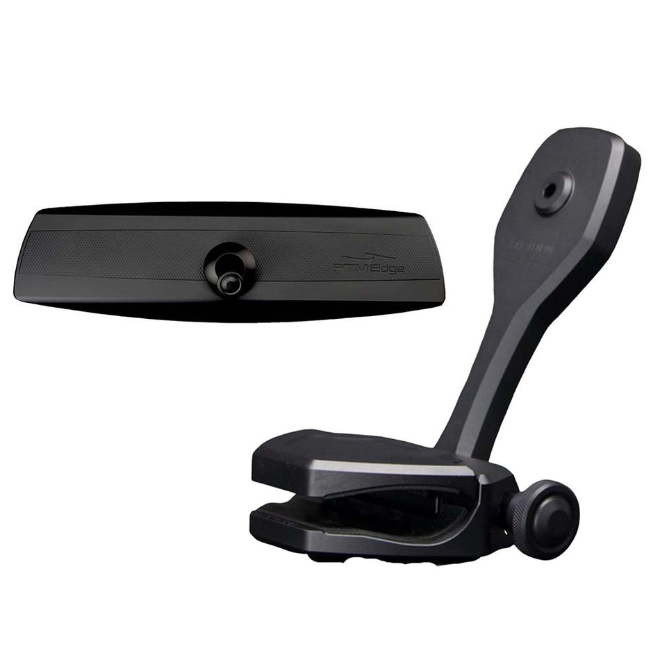 PTM Edge Mirror/Bracket Kit w/VR - 140 Elite Mirror & ZXR - 320 (Black) - Get Tight Gear