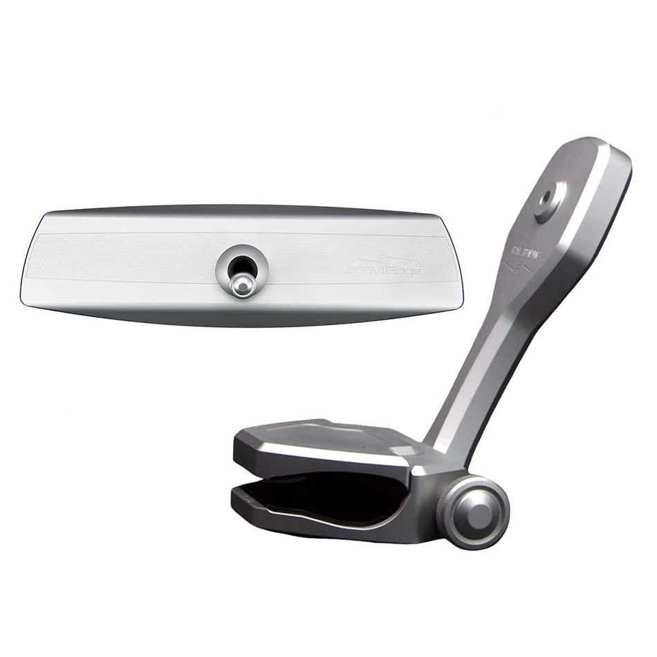 PTM Edge Mirror/Bracket Kit w/VR - 140 Elite Mirror & ZXR - 320 (Silver) - Get Tight Gear
