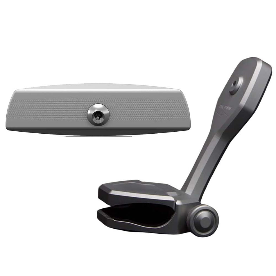 PTM Edge Mirror/Bracket Kit w/VR - 140 Elite Mirror & ZXR - 320 (Titanium Grey) - Get Tight Gear