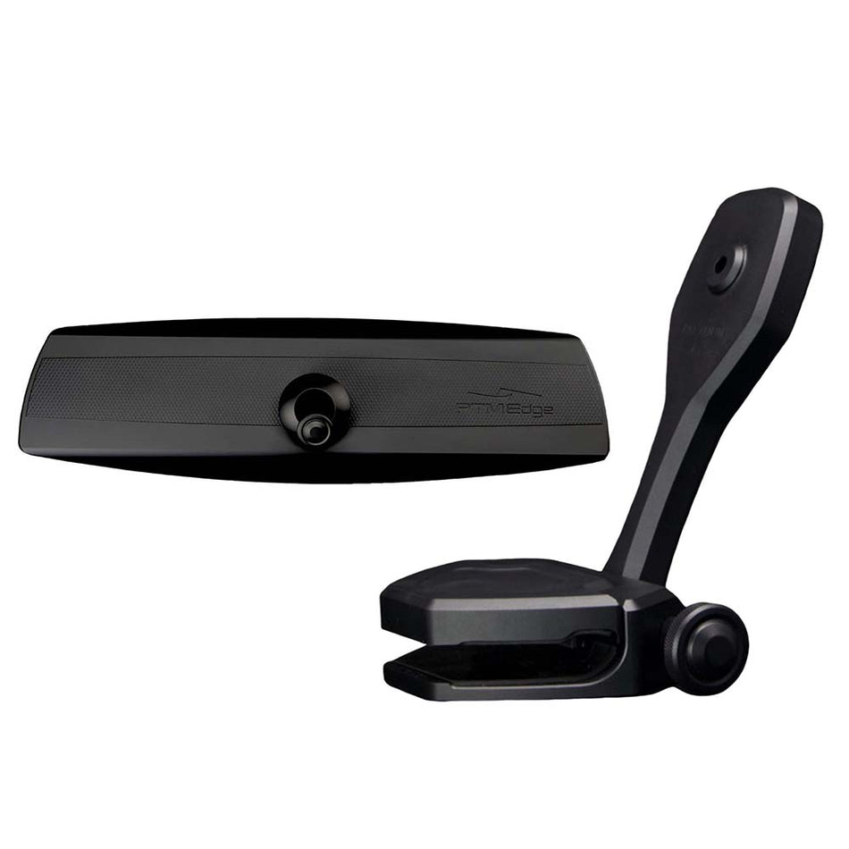 PTM Edge Mirror/Bracket Kit w/VR - 140 Elite Mirror & ZXR - 360 (Black) - Get Tight Gear