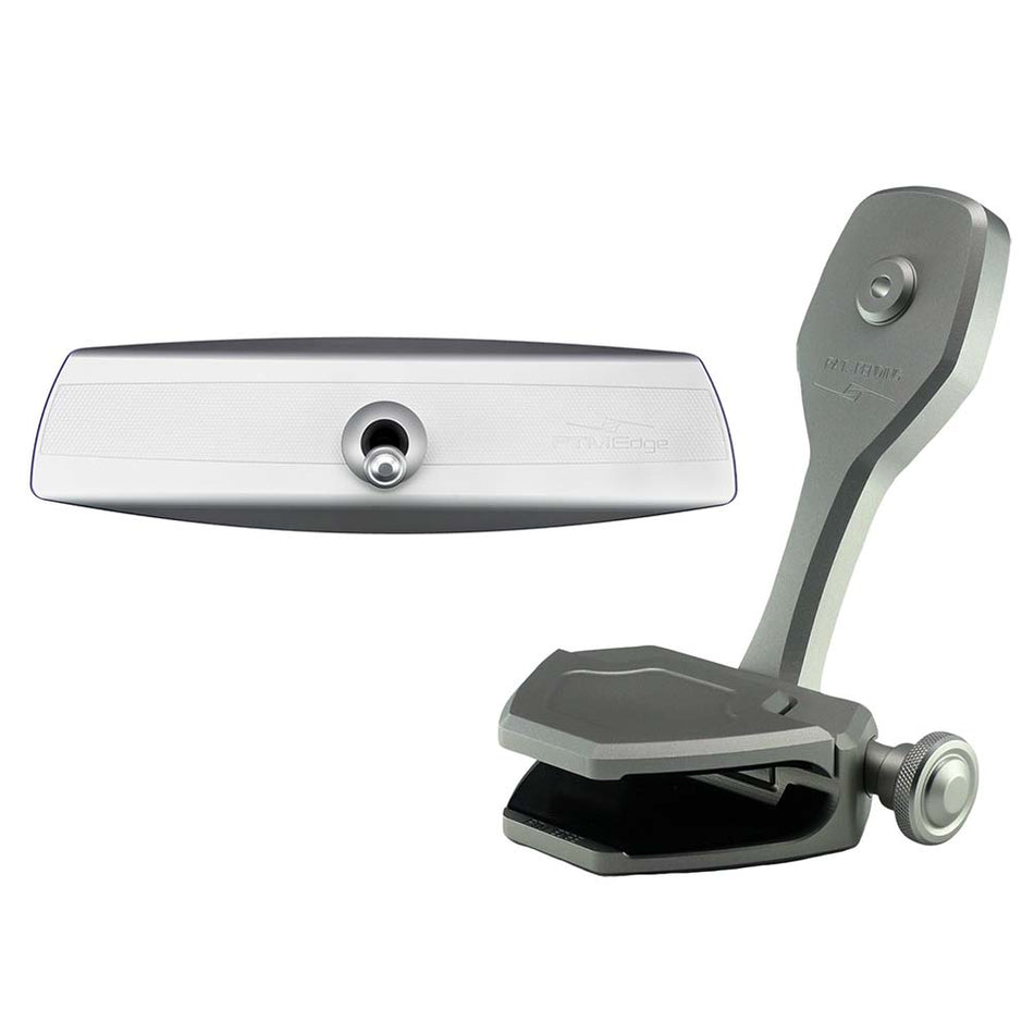 PTM Edge Mirror/Bracket Kit w/VR - 140 Elite Mirror & ZXR - 360 (Silver) - Get Tight Gear