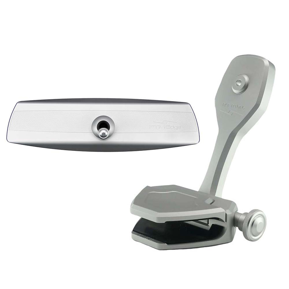 PTM Edge Mirror/Bracket Kit w/VR - 140 Elite Mirror & ZXR - 361 (Silver) - Get Tight Gear