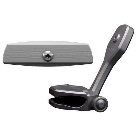 PTM Edge Mirror/Bracket Kit w/VR - 140 Elite Mirror & ZXR - 361 (Titanium Grey) - Get Tight Gear