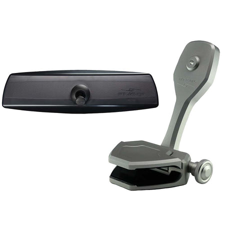 PTM Edge Mirror/Bracket Kit w/VR - 140 PRO Mirror & ZXR - 300 (Titanium Grey) - Get Tight Gear