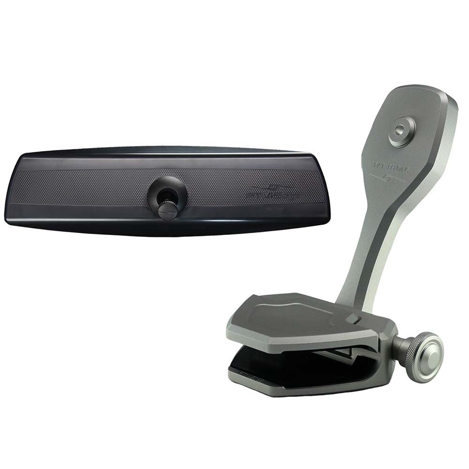 PTM Edge Mirror/Bracket Kit w/VR - 140 PRO Mirror & ZXR - 300 (Titanium Grey) - Get Tight Gear