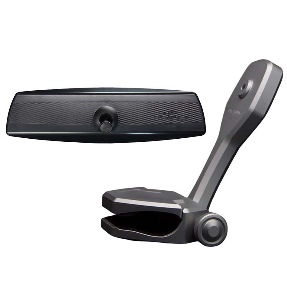 PTM Edge Mirror/Bracket Kit w/VR - 140 PRO Mirror & ZXR - 320 (Titanium Grey) - Get Tight Gear