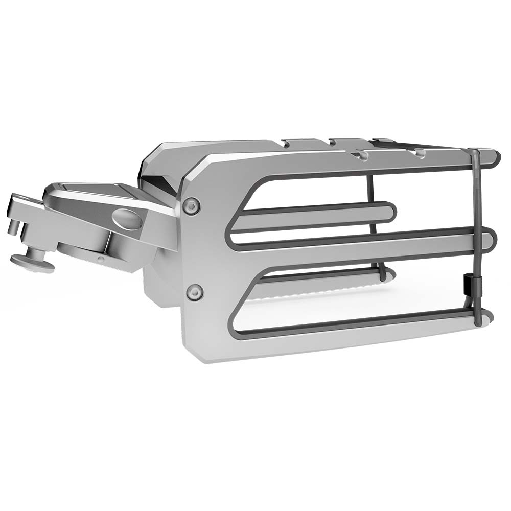 PTM Edge Swivel Bungee Board Rack - Silver - Get Tight Gear