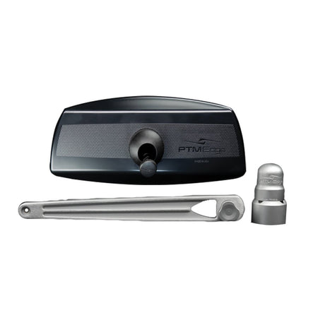 PTM Edge UCX - 17 PRO Pontoon Mirror/Bracket Kit - Silver - Get Tight Gear