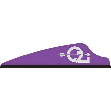 Q2i Fusion X - II SL Vanes Violet 1.75 in. 100 pk. - Get Tight Gear