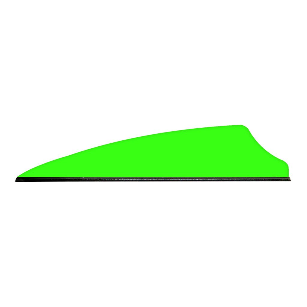 Q2i Fusion X - II Vanes Neon Green 2.1 in. 100 pk. - Get Tight Gear