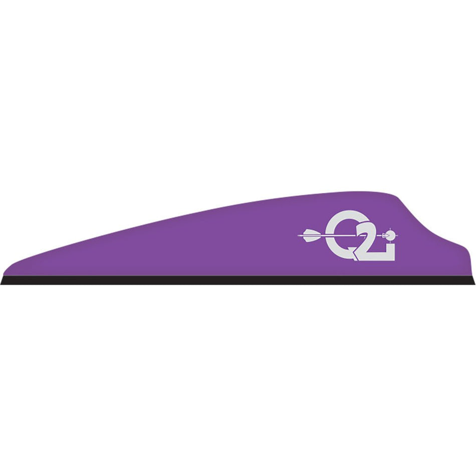 Q2i Fusion X - II Vanes Violet 2.5 in. 100 pk. - Get Tight Gear