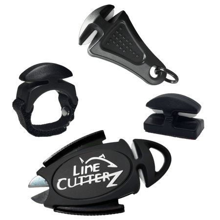 "QUADRUPLE PLAY" Fishing Line Cutter Multi - Pack - Get Tight Gear