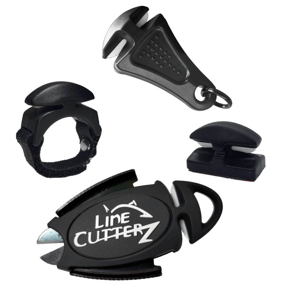 "QUADRUPLE PLAY" Fishing Line Cutter Multi - Pack - Get Tight Gear