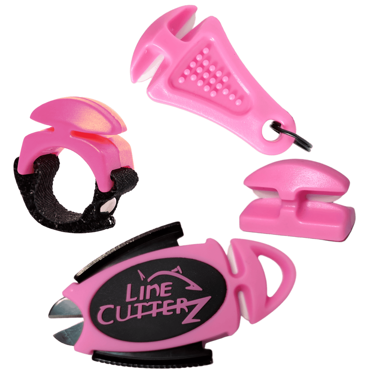 "QUADRUPLE PLAY" Fishing Line Cutter Multi - Pack - Get Tight Gear