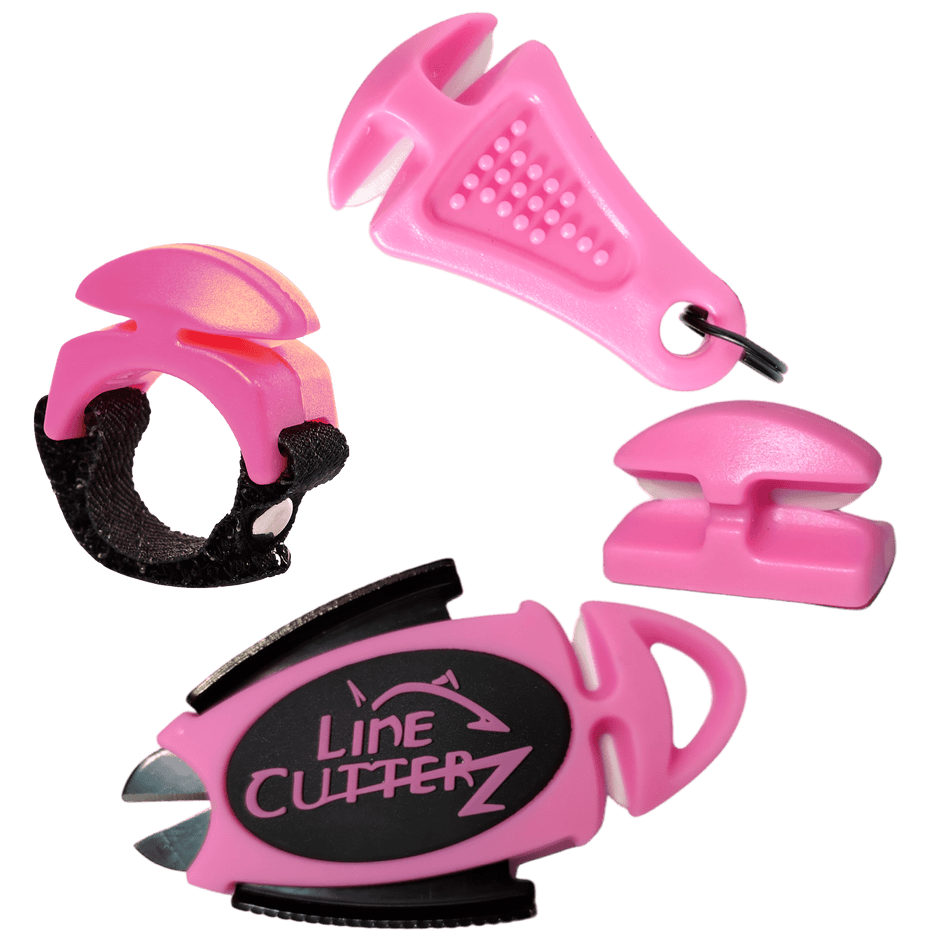 "QUADRUPLE PLAY" Fishing Line Cutter Multi - Pack - Get Tight Gear