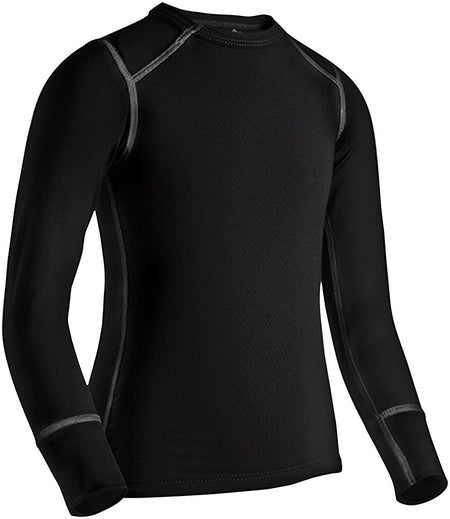 Quest Kids Crew Black Lg - Get Tight Gear