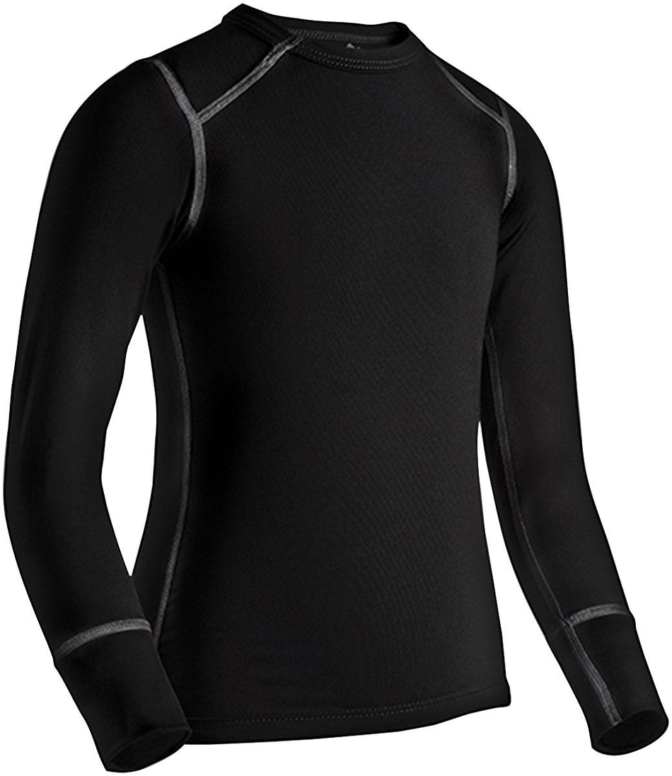 Quest Kids Crew Black Md - Get Tight Gear