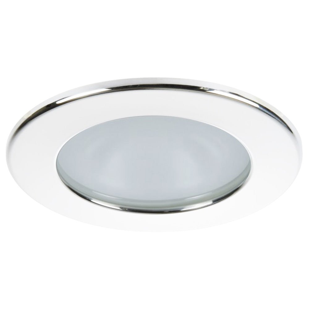 Quick Kai XP Downlight LED - 4W, IP66, Spring Mounted - Round White Bezel, Round Daylight Light - Get Tight Gear