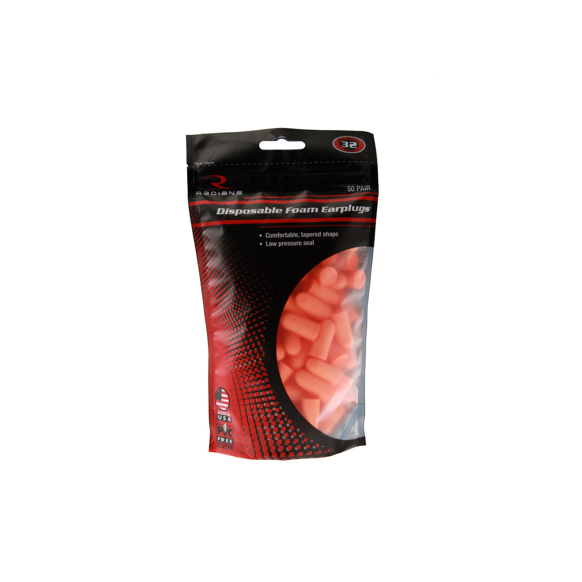 RADIANS EAR PLUG RESEALABLE 50 PAIR - Get Tight Gear