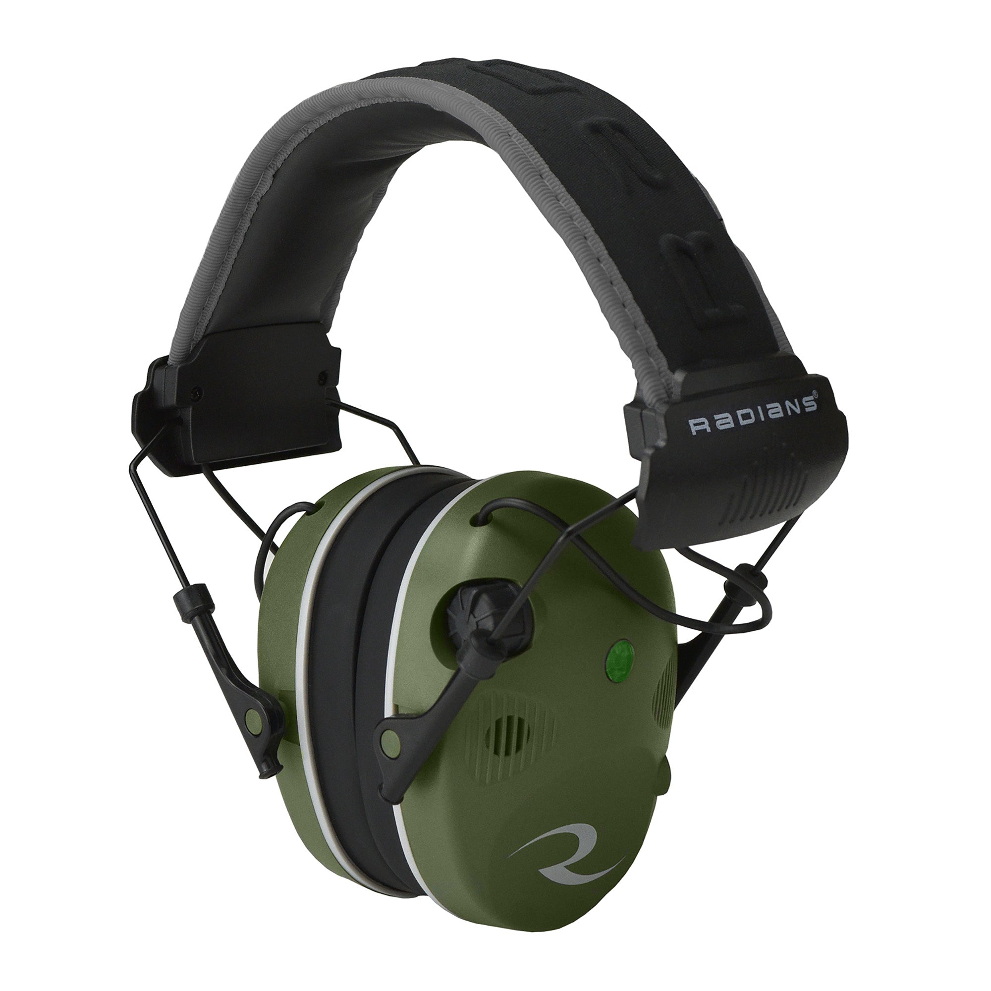 RADIANS R3400 ELEC MUFF GRN/BLK - Get Tight Gear