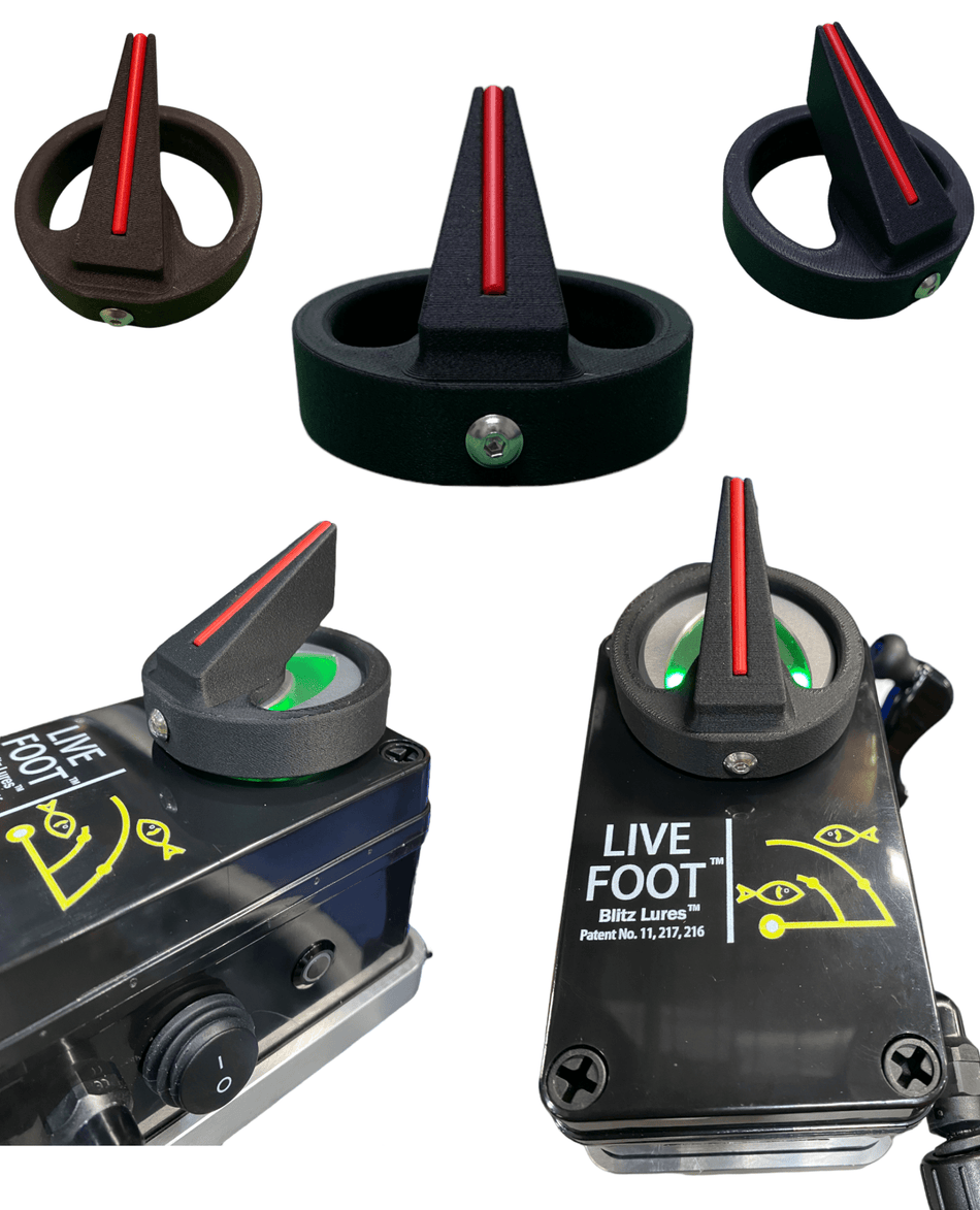 Raised Directional Indicator for the Blitz Lures Live Foot - Get Tight Gear