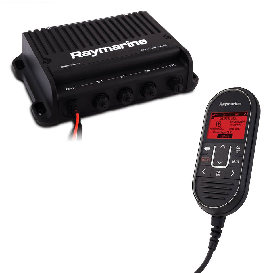 Raymarine Ray91 Modular Dual - Station VHF Black Box Radio System w/AIS - Get Tight Gear