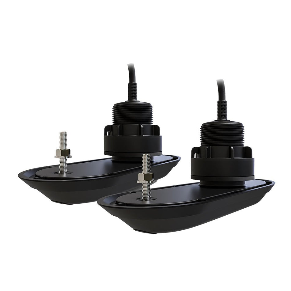Raymarine RV - 312 RealVision 3D Transducers - Pair - Nylon Thru - Hull 12 Deadrise - Get Tight Gear