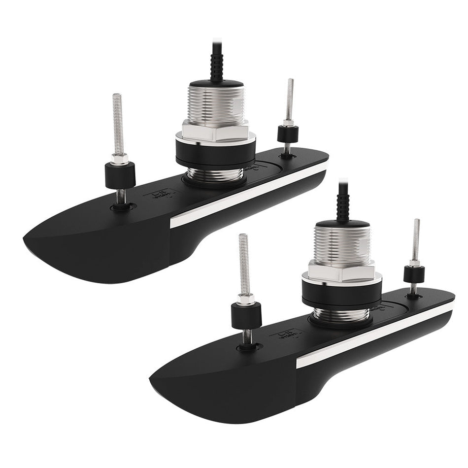 Raymarine RVM - 420 Stainless Steel Thru - Hull Pair, 20 Degree Deadrise & 10M Cable - Get Tight Gear