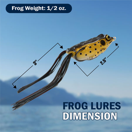Reaction Tackle 2.5" Hollow Body Frogs / 2 - Pack - Get Tight Gear