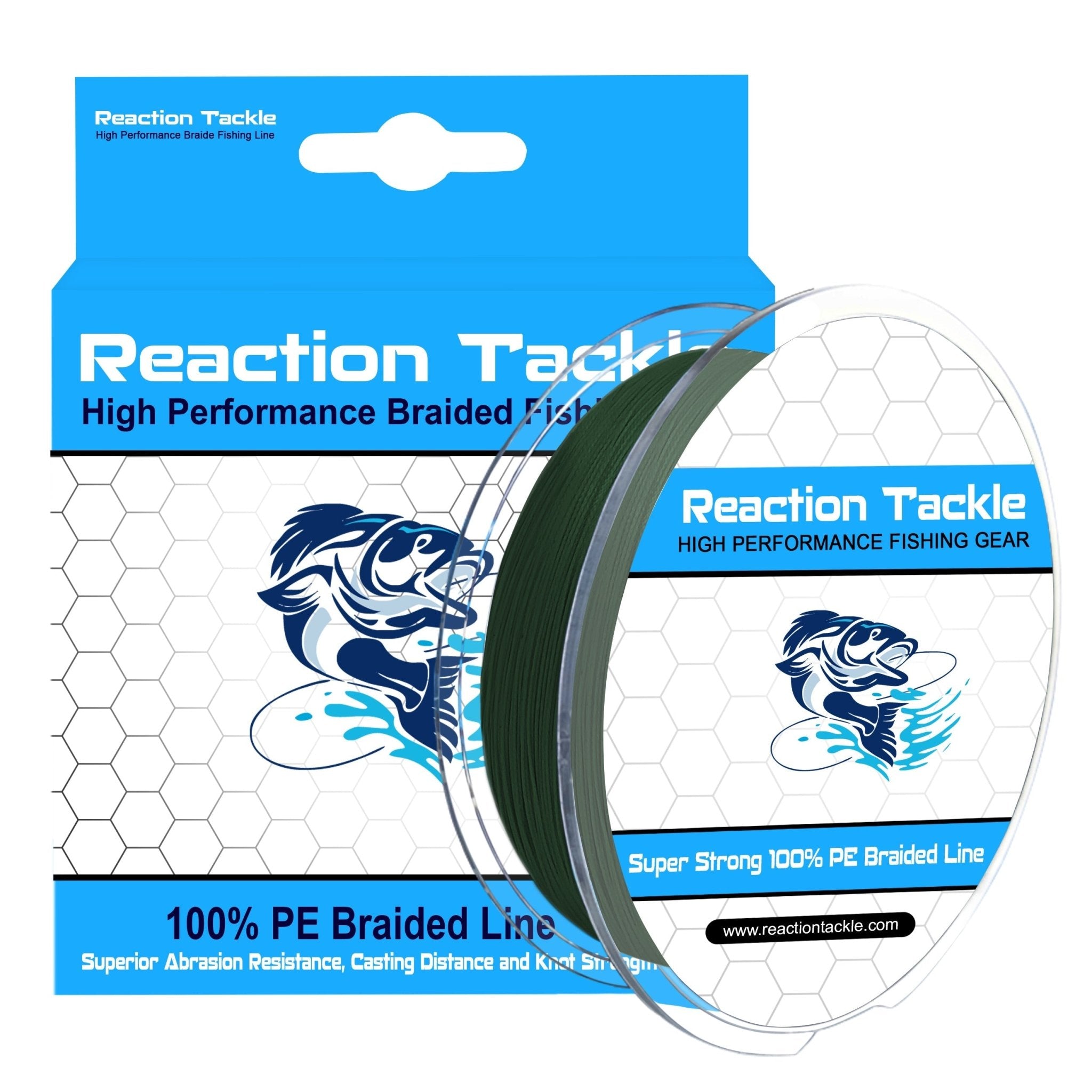 Reaction Tackle 9 Strand Braided Fishing Line - Get Tight Gear