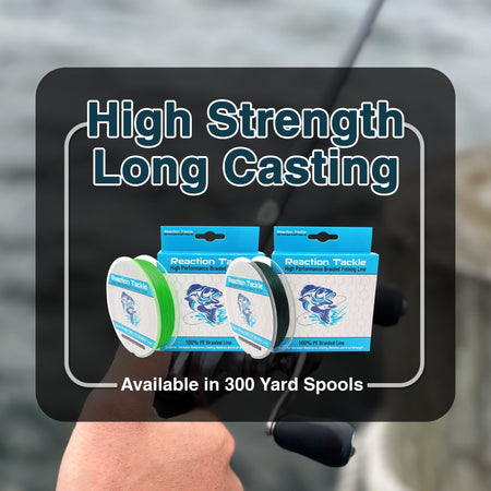 Reaction Tackle 9 Strand Braided Fishing Line - Get Tight Gear