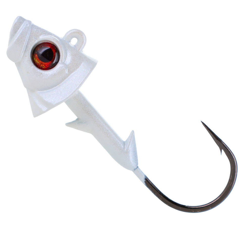Reaction Tackle 97% Pure Tungsten Swimbait Jig with Realistic Fish Head - 5 - PACK - New - Get Tight Gear