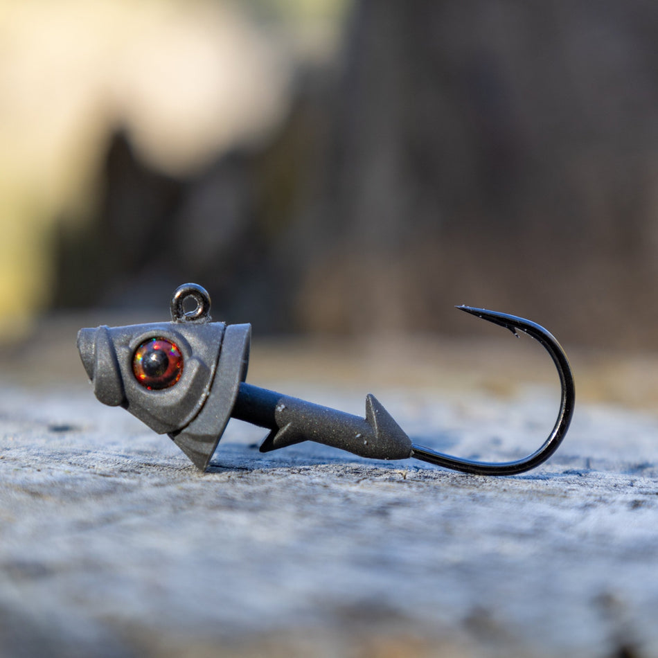 Reaction Tackle 97% Pure Tungsten Swimbait Jig with Realistic Fish Head - 5 - PACK - New - Get Tight Gear