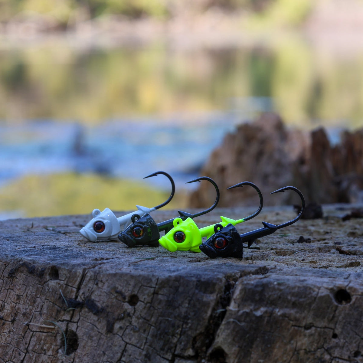 Reaction Tackle 97% Pure Tungsten Swimbait Jig with Realistic Fish Head - 5 - PACK - New - Get Tight Gear