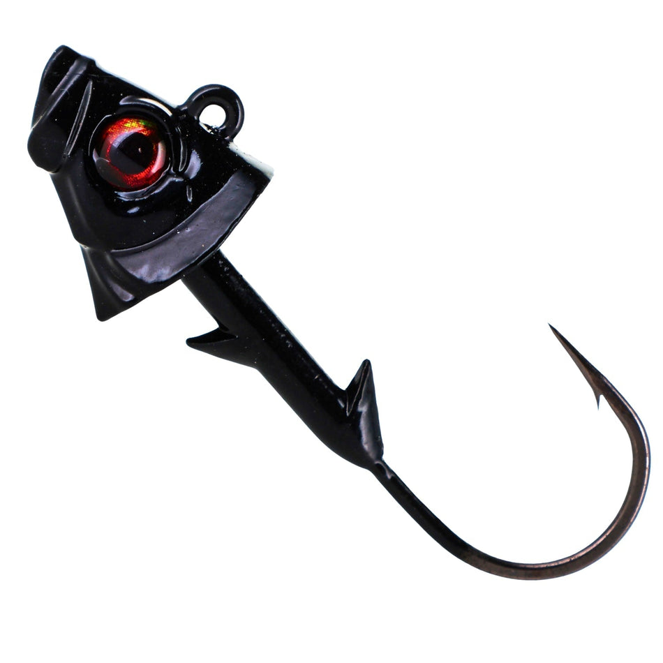 Reaction Tackle 97% Pure Tungsten Swimbait Jig with Realistic Fish Head - 5 - PACK - New - Get Tight Gear