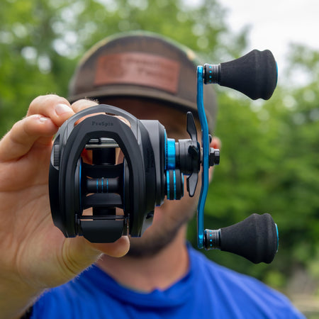 Reaction Tackle Baitcasting Fishing Reel – ProSpin Edition - 6.8:1 Gear Ratio - NEW - Get Tight Gear