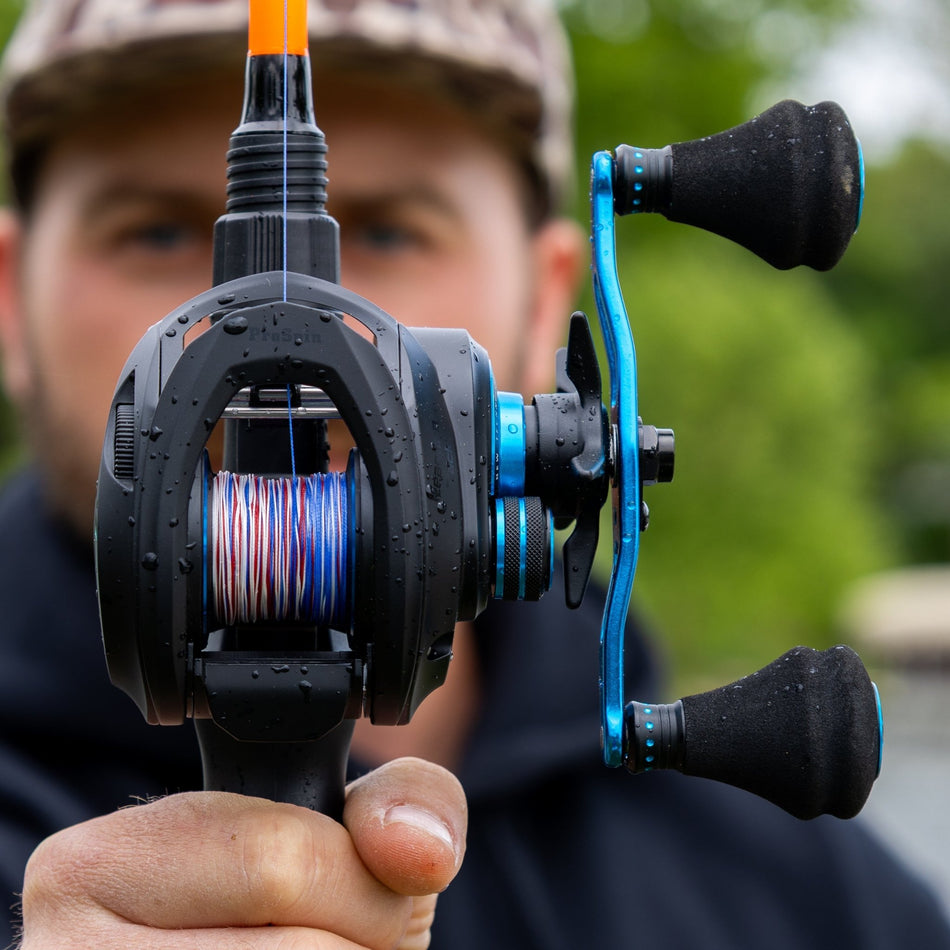 Reaction Tackle Baitcasting Fishing Reel – ProSpin Edition - 6.8:1 Gear Ratio - NEW - Get Tight Gear