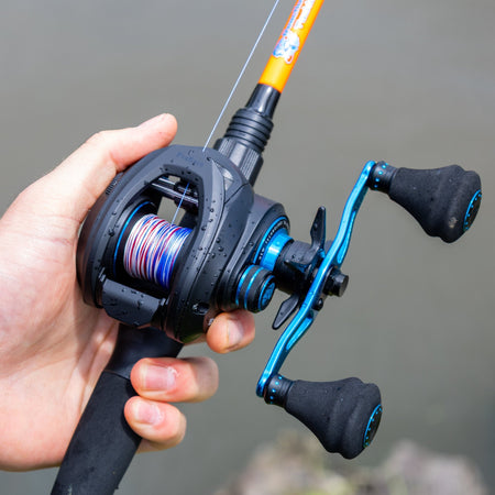 Reaction Tackle Baitcasting Fishing Reel – ProSpin Edition - 6.8:1 Gear Ratio - NEW - Get Tight Gear